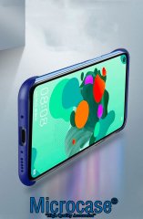 Microcase Huawei Mate 30 Lite Frameless Serisi Sert Rubber Kılıf - Mavi