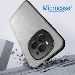 Microcase Honor Magic 6 Pro   için Luxury Leather Series Deri Desenli Plastik Koruma Kılıf - AL8125