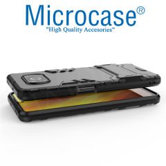 Microcase Xiaomi Poco X3 NFC Alfa Serisi Standlı Amor Hybrid Kılıf