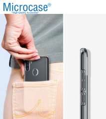Microcase Samsung Galaxy M11 0.2 mm İnce Soft Silikon Kılıf - Şeffaf