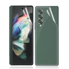 Microcase Samsung Galaxy Z Fold 3 Hydrogel Esnek Ön Arka Koruma Filmi