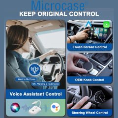 Microcase 2in1 Type C USB Kablosuz Carplay Oto Medya Oynatıcısı - AL4604