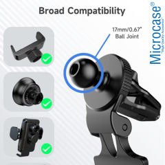Microcase Araç içi Izgaralıktan Tutucu Parça 17mm - AL3430