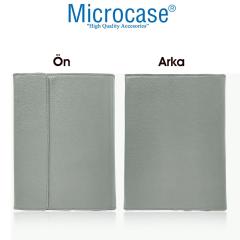 Microcase Samsung Galaxy Tab S6 Lite P610 Sleeve Serisi Mıknatıs Kapaklı Standlı Kılıf - Gri