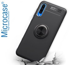 Samsung Galaxy A70 Focus Seri Yüzük Standlı Kılıf + CAM