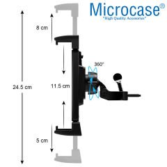 Microcase CD Player Slot Girişli Araç İçi Telefon ve Tablet Tutucu - AL3045