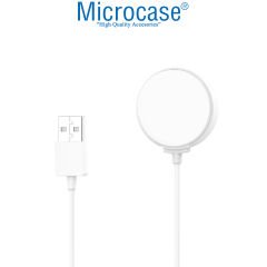 Microcase Huawei Watch 3 Pro - GT Cyber - GT3 Pro İçin USB Manyetik Şarj Cihazı Beyaz - AL3433