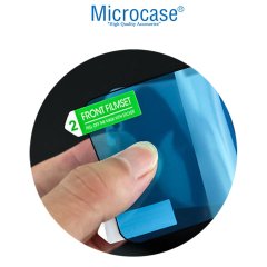 Microcase OnePlus 8 3D Polymer Kavisli Tam Kaplayan Nano Ekran Koruma - Siyah