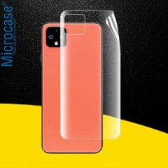 Microcase Google Pixel 4 Full Arka Kaplama Koruma Filmi