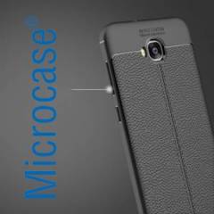 Asus Zenfone 4 Live 5.5'' ZD553KL LeatherEffect Silikon Kılıf+Cam