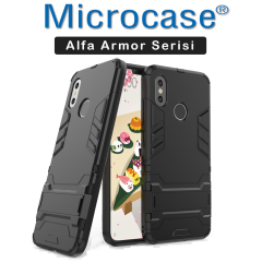 Microcase Xiaomi Mi 8 Alfa Serisi Armor Standlı Kılıf+CAM