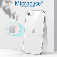 Microcase iPhone SE 2020 0.2 mm Ultra İnce Soft Silikon Kılıf - Şeffaf