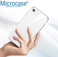 Microcase iPhone SE 2020 0.2 mm Ultra İnce Soft Silikon Kılıf - Şeffaf