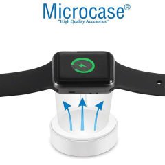 Microcase Huawei Watch 3 - GT3 - GT2 Pro İçin USB Manyetik Şarj Cihazı Beyaz - AL3435