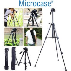 Microcase NP-8810 Bluetooth Kumandalı Kamera DSLR Telefon Tutuculu Tripod 150cm  - AL4644