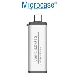 Microcase USB 3.0 Type C Kart Okuyucu 3in1 USB OTG SD TF MicroSD Kart Okuyucu - Model ADS103