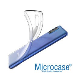 Microcase Samsung Galaxy A31 0.2 mm Ultra İnce Soft Silikon Kılıf - Şeffaf + Tempered Glass Cam Koruma