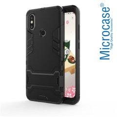 Microcase Xiaomi Mi A2 (Mi 6X) Alfa SerisiArmor Standlı Kılıf+CAM