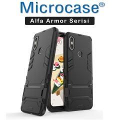 Microcase Xiaomi Mi A2 (Mi 6X) Alfa SerisiArmor Standlı Kılıf+CAM