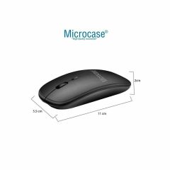 Microcase Vorcom S12 10.1 inch için Bluetooth Touchpad Klavye (TR Sticker)+Bluetooth Mouse+Tablet Standı- AL2766