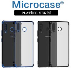 Microcase Samsung Galaxy M30 Plating Silikon Kılıf + CAM (SEÇ)