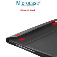Microcase Samsung Galaxy Tab A8 SM-X200 10.5'' Sleeve Serisi Mıknatıs Kapaklı Standlı Kılıf -Eflatun