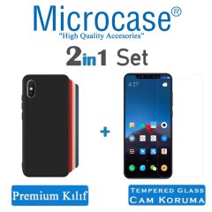Xiaomi Mi 8 Pro Premium Matte Silikon Kılıf + CAM (SEÇİN)