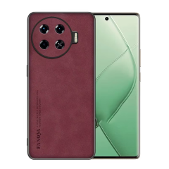 Microcase Tecno Spark 20 Pro Plus için Luxury Leather Series Deri Desenli Plastik Koruma Kılıf - AL8125