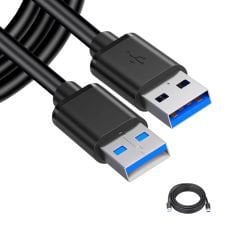 Microcase USB A to USB A iki ucu Erkek Çift Taraflu USB 3.0 Kablo 150 cm AL4779