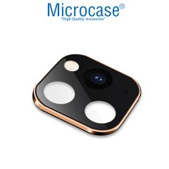 Microcase iPhone X-XS-XS Max için iPhone 11 Pro - iPhone 11 Pro Max Kamera Çevirici ve Koruma - GOLD