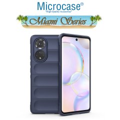 Microcase Honor 50 Miami Serisi Darbeye Dayanıklı Silikon Kılıf - Lacivert