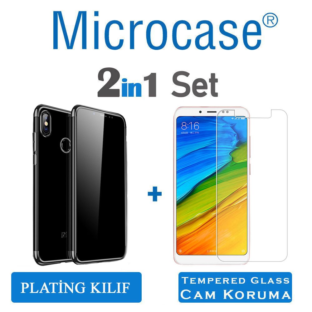 Xiaomi Redmi Note 5 Plating Series Soft Silikon Kılıf + CAM