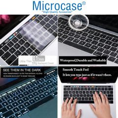 Microcase Macbook Air 13.6 M2 A2681 MLXW3TU/A Silikon Klavye Koruması EU Türkçe Şeffaf - AL3193