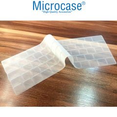 Microcase Macbook Air 13.6 M2 A2681 MLXW3TU/A Silikon Klavye Koruması EU Türkçe Şeffaf - AL3193