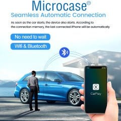 Microcase Kablosuz Carplay Oto Medya Oynatıcısı - AL4605