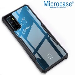 Microcase Infinix Hot 9 Airbag Serisi Darbeye Dayanıklı Köşe Korumalı Kılıf