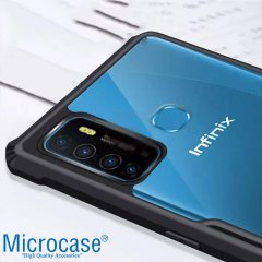 Microcase Infinix Hot 9 Airbag Serisi Darbeye Dayanıklı Köşe Korumalı Kılıf