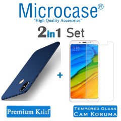 Microcase Xiaomi Redmi Note 5 Premium Matte Silikon Kılıf + CAM