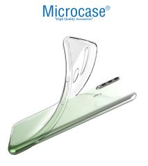 Microcase Oppo A31 0.2 mm İnce Soft Silikon Kılıf - Şeffaf + Tempered Glass Cam Koruma