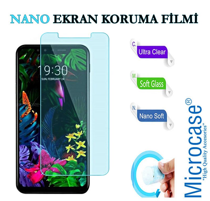 Microcase LG G8S ThinQ Nano Esnek Ekran Koruma Filmi