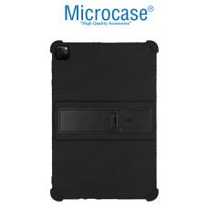 Microcase Apple iPad Pro 11  2024    Tablet için Standlı Silikon Kılıf - AL3309