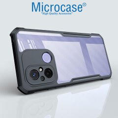 Microcase Xiaomi Poco C55 / Redmi 12C / Redmi 11A ile uyumlu Airbag Serisi Darbeye Dayanıklı Köşe Korumalı Tpu Kılıf - AL3370