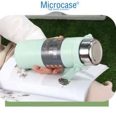 Microcase 800ML Omuz Askılı El Tutacaklı Süzgeçli Termos Mug - AL5025
