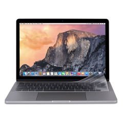 Microcase Macbook Air 13.6 M2 A2681 MLXW3TU/A Silikon Klavye Koruması US Şeffaf - AL3193