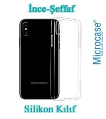 Microcase iPhone X İnce Soft Silikon Kılıf + 3D Curved Cam Siyah