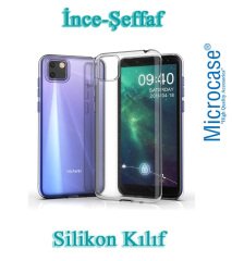 Microcase Huawei Y5P 0.2 mm İnce Soft Silikon Kılıf - Şeffaf