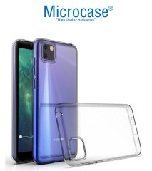 Microcase Huawei Y5P 0.2 mm İnce Soft Silikon Kılıf - Şeffaf