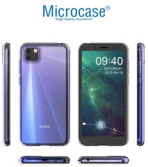 Microcase Huawei Y5P 0.2 mm İnce Soft Silikon Kılıf - Şeffaf
