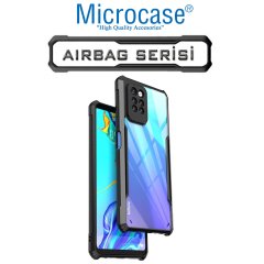 Microcase Infinix Note 10 Pro Airbag Serisi Darbeye Dayanıklı Köşe Korumalı Kılıf