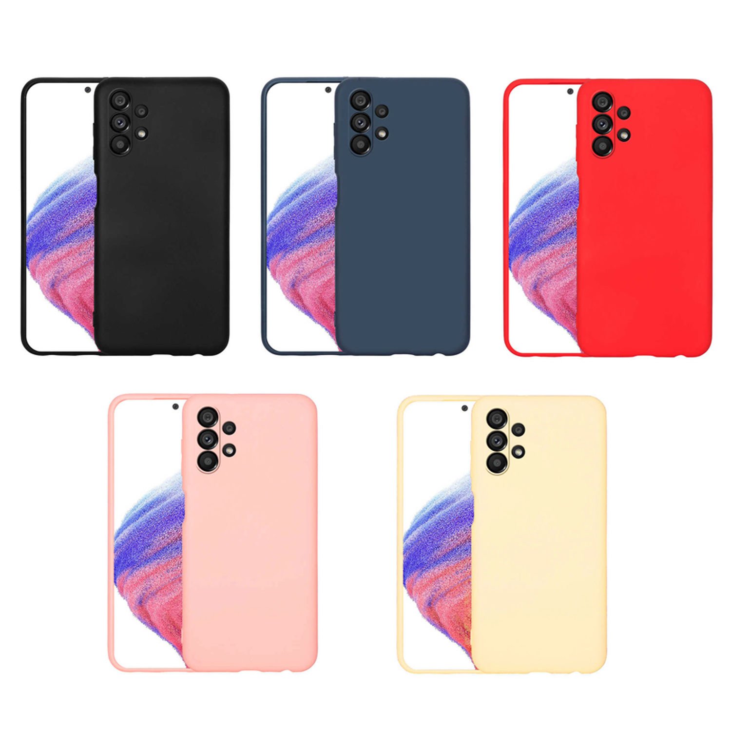 Microcase Samsung Galaxy A13 4G Premium Matte Silikon Kılıf